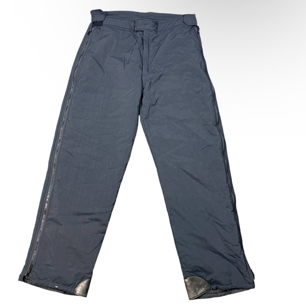 Profile Vintage Men’s Insulated Ski Snow Pants Black Side Zip XL Outdoor